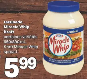 L'Intermarché Tartinade miracle whip 650/890 ml offer
