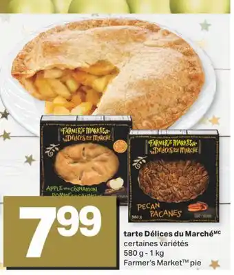 L'Intermarché Tarte délices du marchémc 580 g - 1 kg offer