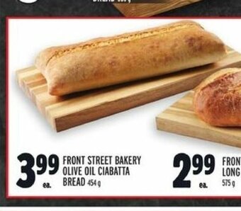 Metro Front Street Bakery Olive Oil Ciabatta Bread offer