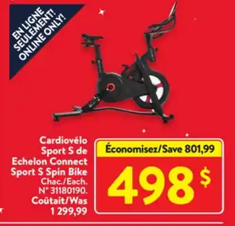 Walmart Echelon connect sport s spin bike offer