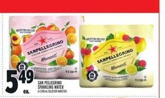 Metro San Pellegrino Sparkling Water offer