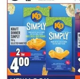 Metro Kraft Dinner Simply offer