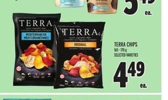 Metro Terra Chips offer