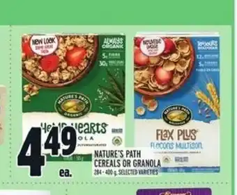 Metro Nature's Path Cereals or Granola offer