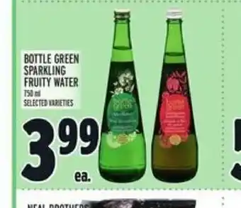 Metro Bottle Green Sparkling Fruity Water offer