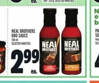 Metro Neal Brothers BBQ Sauce offer