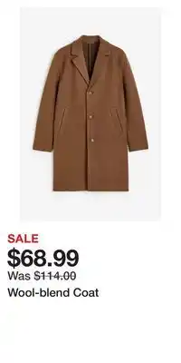 H&M Wool-blend coat offer