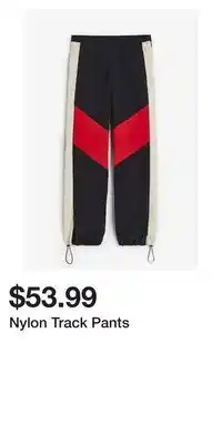H&M Nylon track pants offer