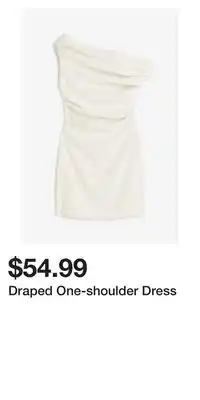 H&M Draped one-shoulder dress offer