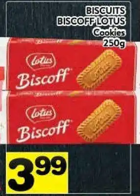 Supermarché PA Biscoff lotus cookies offer
