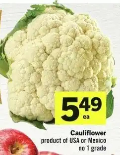 IGA Cauliflower offer