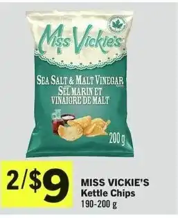 IGA MISS VICKIE'S Kettle Chips 190-200g offer