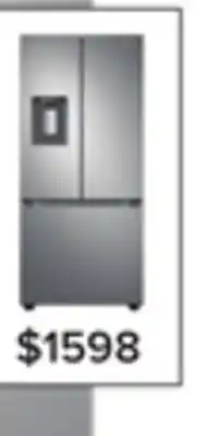 Leon's Samsung stainless steel french door refrigerator with external water dispenser (22.1 cu.ft.) - rf22a4221sr/aa offer