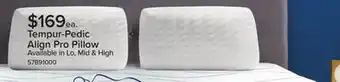 Leon's Tempur-pedic align pro pillow offer