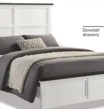Leon's Abigail 3-piece queen bed - white and grey offer