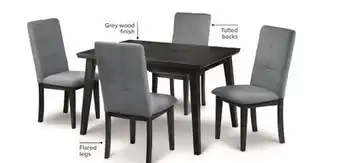Leon's Carson 5-piece dining set - grey offer