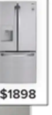 Leon's Lg 30 smudge resistant stainless steel french door refrigerator (22 cu. ft.) - lrfns2200s offer