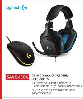 The Source Logitech g select computer gaming accessories offer