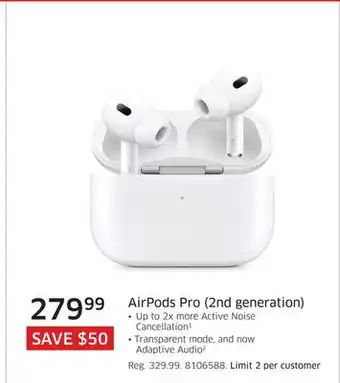 The Source Apple airpods pro (2nd generation) offer