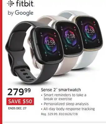 The Source Fitbit sense 2 smartwatch offer