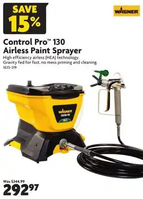 Home Hardware Control pro 130 airless paint sprayer offer
