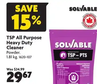 Home Hardware Tsp all purpose heavy duty cleaner offer