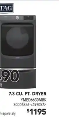 RONA Maytag 7.3 cu ft. dryer offer