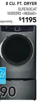RONA 8 cu. ft. dryer offer