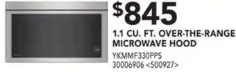 RONA 1.1 cu. ft. over-the-range microwave hood offer