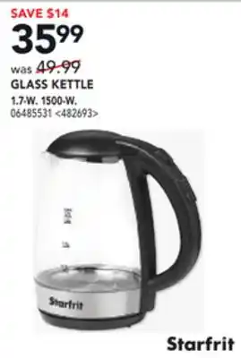 RONA Glass kettle offer