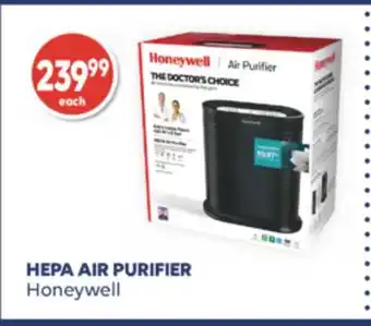 Wellwise by Shoppers Hepa air purifier honeywell offer