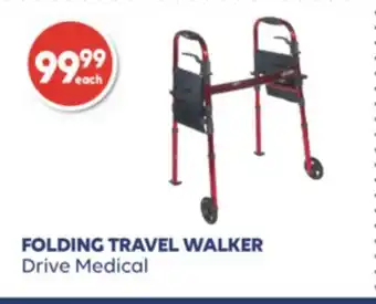Wellwise by Shoppers Folding travel walker drive medical offer