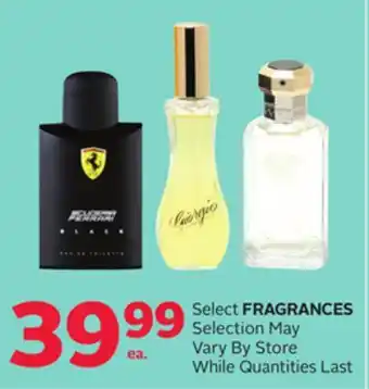Rexall Select fragrances offer