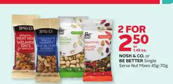 Rexall Nosh & co. or be better single serve nut mixes offer