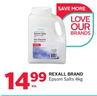 Rexall Rexall brand epsom salts offer