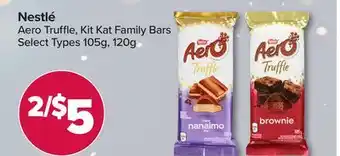 PharmaChoice Nestlé aero truffle, kit kat family bars offer