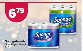 PharmaChoice Spongetowels ultra paper towel offer