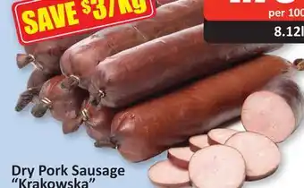 Starsky Dry pork sausage krakowska offer