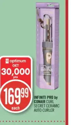 Shoppers Drug Mart Infiniti pro by conair curl secret ceramic auto curler offer