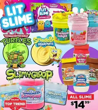 Showcase All slime offer