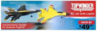 Showcase Rc jet with lights offer