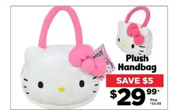 Showcase Plush handbag offer