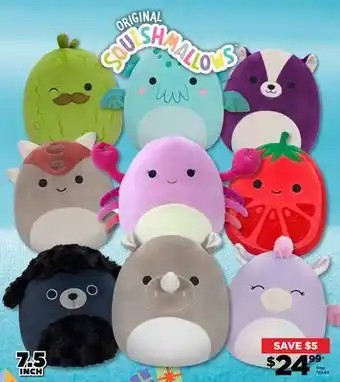 Showcase Original squishmallows offer