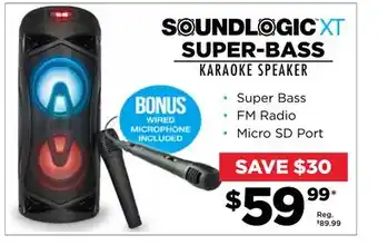 Showcase Soundlogic xt super-bass karaoke speaker offer