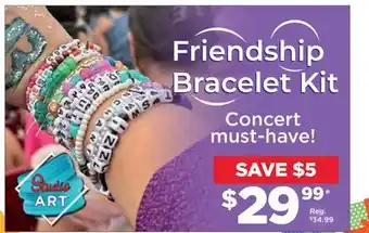 Showcase Friendship bracelet kit offer