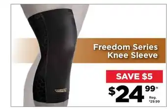 Showcase Freedom series knee sleeve offer
