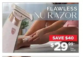 Showcase Flawless nu razor offer