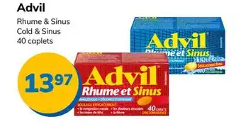 Accès pharma Advil cold & sinus offer