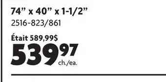 Home Hardware 74 x 40 x 1-1/2 acacia wood countertops offer