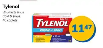 Accès pharma Tylenol cold & sinus offer